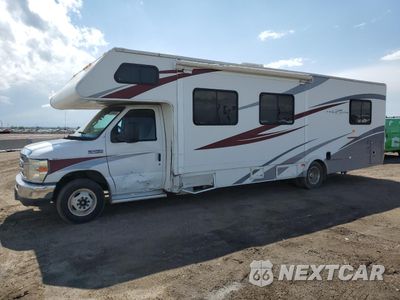 Drugie zdjęcie samochodu z przodu: 2008 FORD ECONOLINE E450 SUPER DUTY CUTAWAY VAN VIN:1FDXE45SX8DB37433 - miniatura