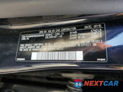 Zdjęcie 12 z 14 samochodu: 2016 VOLVO V60 T5 PLATINUM VIN:YV140MEM3G1293492 - miniatura