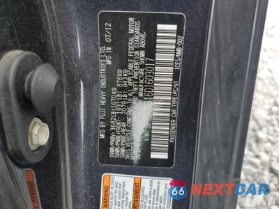 Zdjęcie 12 z 14 samochodu: 2013 SUBARU BRZ 2.0 PREMIUM VIN:JF1ZCAB16D1603017 - miniatura