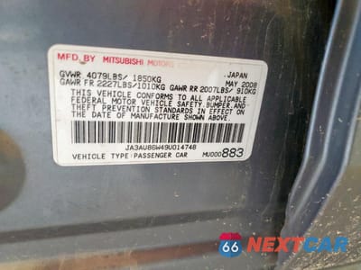Zdjęcie 12 z 14 samochodu: 2009 MITSUBISHI LANCER GTS VIN:JA3AU86W49U014748 - miniatura