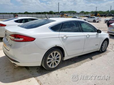 Trzecie zdjęcie samochodu z tyłu: 2017 FORD FUSION SE HYBRID VIN:3FA6P0LU1HR408996 - miniatura