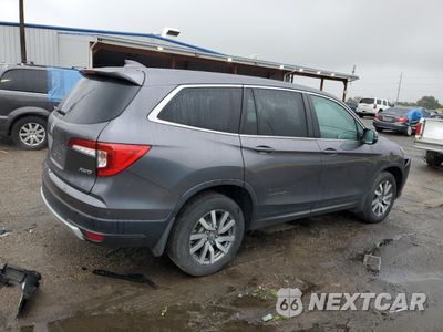 Trzecie zdjęcie samochodu z tyłu: 2019 HONDA PILOT EX VIN:5FNYF6H3XKB015094 - miniatura