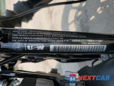 Zdjęcie 9 z 10 samochodu: 2022 HARLEY-DAVIDSON XL883 N VIN:1HD4LE217NB411188 - miniatura