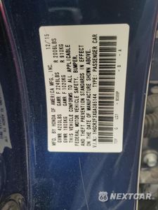 Zdjęcie 12 z 14 samochodu: 2016 HONDA ACCORD LX VIN:1HGCR2F3XGA085144 - miniatura