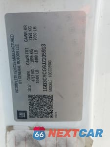 Zdjęcie 12 z 12 samochodu: 2018 CHEVROLET SILVERADO C3500 VIN:1GB3CYCG9JZ205913 - miniatura