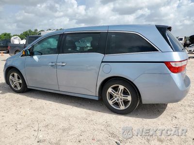 Drugie zdjęcie samochodu z przodu: 2013 HONDA ODYSSEY TOURING VIN:5FNRL5H96DB068096 - miniatura