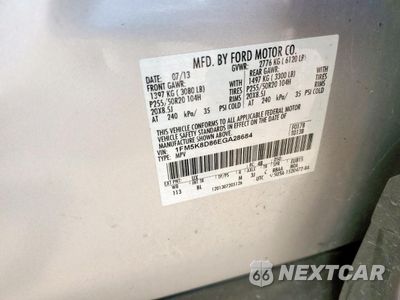 Zdjęcie 13 z 15 samochodu: 2014 FORD EXPLORER XLT VIN:1FM5K8D86EGA28684 - miniatura