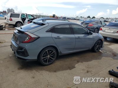 Trzecie zdjęcie samochodu z tyłu: 2020 HONDA CIVIC SPORT VIN:SHHFK7H41LU203293 - miniatura