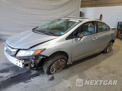 2012 HONDA CIVIC EXL 19XFB2F9XCE364654 - główne zdjęcie licytacji z USA - miniatura