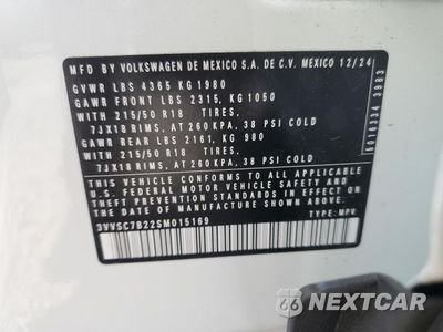 Zdjęcie 13 z 16 samochodu: 2025 VOLKSWAGEN TAOS SE VIN:3VVSC7B22SM015169 - miniatura