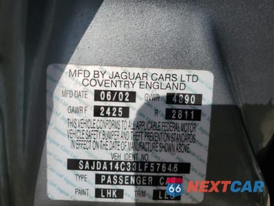 Zdjęcie 13 z 13 samochodu: 2003 JAGUAR XJ8 VIN:SAJDA14C33LF57646 - miniatura