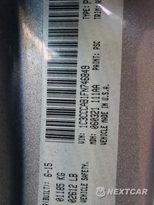Zdjęcie 12 z 12 samochodu: 2015 CHRYSLER 200 LIMITED VIN:1C3CCCAB1FN746849 - miniatura