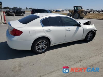 Trzecie zdjęcie samochodu z tyłu: 2011 INFINITI G25 BASE VIN:JN1DV6AP6BM830109 - miniatura