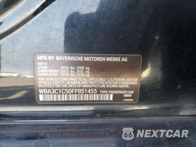 Zdjęcie 12 z 14 samochodu: 2015 BMW 328 I SULEV VIN:WBA3C1C50FP851455 - miniatura