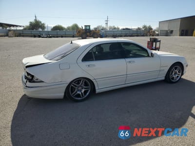 Trzecie zdjęcie samochodu z tyłu: 2003 MERCEDES-BENZ S 55 AMG VIN:WDBNG74JX3A344395 - miniatura