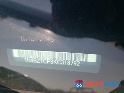 Zdjęcie 12 z 14 samochodu: 2019 NISSAN LEAF S PLUS VIN:1N4BZ1CP8KC318792 - miniatura