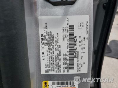 Zdjęcie 12 z 15 samochodu: 2018 FORD FUSION S HYBRID VIN:3FA6P0UU7JR100297 - miniatura