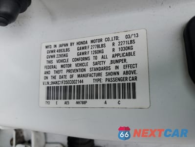 Zdjęcie 12 z 14 samochodu: 2014 ACURA RLX VIN:JH4KC1F35EC002144 - miniatura