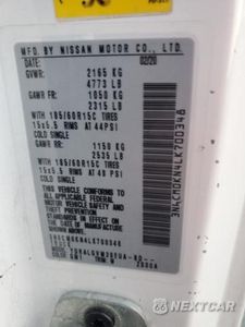 Zdjęcie 13 z 13 samochodu: 2020 NISS NV200 COMPACT CARGO VIN:3N6CM0KN4LK700348 - miniatura