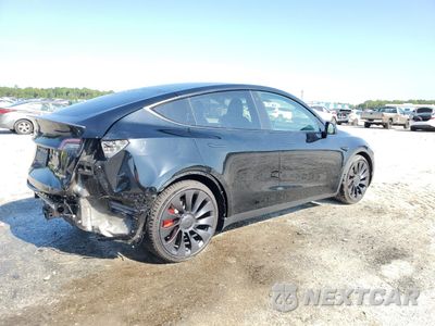 Trzecie zdjęcie samochodu z tyłu: 2023 TESLA MODEL Y VIN:7SAYGDEFXPF784107 - miniatura