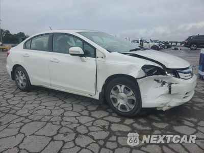 Czwarte zdjęcie samochodu z boku: 2012 HONDA CIVIC HYBRID L VIN:JHMFB4F32CS001252 - miniatura