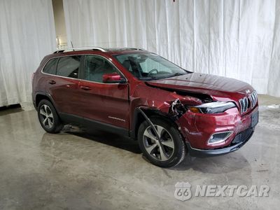 Czwarte zdjęcie samochodu z boku: 2019 JEEP CHEROKEE LIMITED VIN:1C4PJMDN5KD117772 - miniatura