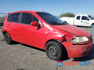 Czwarte zdjęcie samochodu z boku: 2007 CHEVROLET AVEO BASE VIN:KL1TD66667B776719 - miniatura