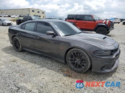 Czwarte zdjęcie samochodu z boku: 2021 DODGE CHARGER SCAT PACK VIN:2C3CDXGJ1MH531609 - miniatura