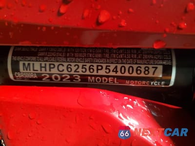 Zdjęcie 9 z 10 samochodu: 2023 HONDA CBR500 RA VIN:MLHPC6256P5400687 - miniatura