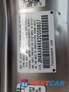 Zdjęcie 13 z 13 samochodu: 2002 ACURA 3.5RL VIN:JH4KA966X2C008807 - miniatura