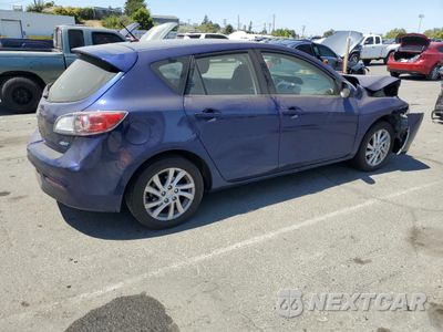 Trzecie zdjęcie samochodu z tyłu: 2012 MAZDA 3 I VIN:JM1BL1L8XC1548321 - miniatura