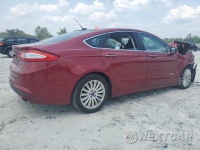 Trzecie zdjęcie samochodu z tyłu: 2016 FORD FUSION SE HYBRID VIN:3FA6P0LUXGR366777 - miniatura