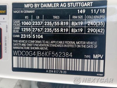 Zdjęcie 13 z 14 samochodu: 2019 MERCEDES-BENZ GLC 300 VIN:WDC0G4JB6KF562384 - miniatura
