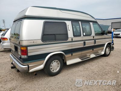 Trzecie zdjęcie samochodu z tyłu: 1994 FORD ECONOLINE E150 VAN VIN:1FDEE14H1RHB89667 - miniatura