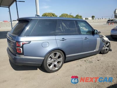 Trzecie zdjęcie samochodu z tyłu: 2021 LAND ROVER RANGE ROVER HSE WESTMINSTER EDITION VIN:SALGS2RU6MA456250 - miniatura