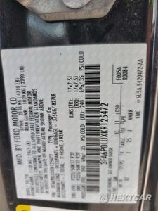 Zdjęcie 12 z 12 samochodu: 2019 FORD FUSION SE VIN:3FA6P0LUXKR125472 - miniatura
