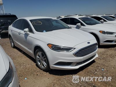 Czwarte zdjęcie samochodu z boku: 2018 FORD FUSION SE HYBRID VIN:3FA6P0LU2JR171604 - miniatura