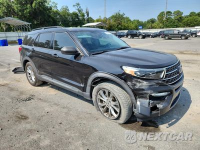 Czwarte zdjęcie samochodu z boku: 2020 FORD EXPLORER XLT VIN:1FMSK7DH4LGC86681 - miniatura