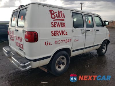 Trzecie zdjęcie samochodu z tyłu: 2003 DODGE RAM VAN B1500 VIN:2D7HB11X23K521566 - miniatura