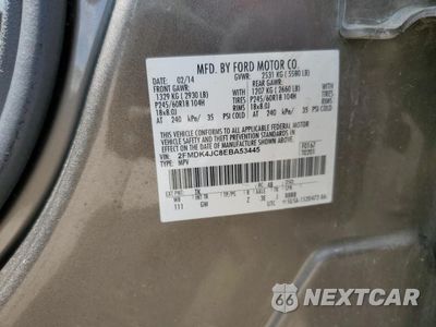 Zdjęcie 14 z 16 samochodu: 2014 FORD EDGE SEL VIN:2FMDK4JC2EBB17656 - miniatura