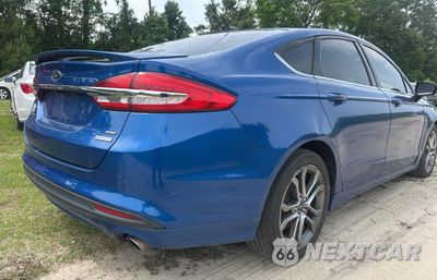 Czwarte zdjęcie samochodu z boku: 2017 FORD FUSION SE VIN:3FA6P0HD7HR183895 - miniatura