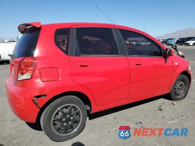 Trzecie zdjęcie samochodu z tyłu: 2007 CHEVROLET AVEO BASE VIN:KL1TD66667B776719 - miniatura