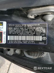 Zdjęcie 12 z 14 samochodu: 2012 TOYOTA CAMRY BASE VIN:4T1BF1FK7CU190538 - miniatura