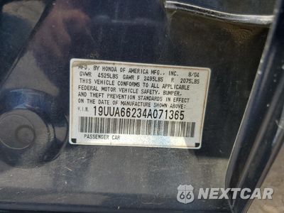 Zdjęcie 13 z 15 samochodu: 2004 ACURA TL VIN:19UUA66234A071365 - miniatura