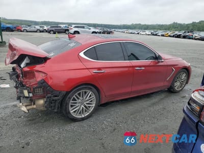 Trzecie zdjęcie samochodu z tyłu: 2020 GENESIS G70 ELITE VIN:KMTG34LA8LU059992 - miniatura