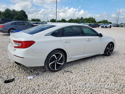 Trzecie zdjęcie samochodu z tyłu: 2018 HONDA ACCORD SPORT VIN:1HGCV2F36JA028331 - miniatura
