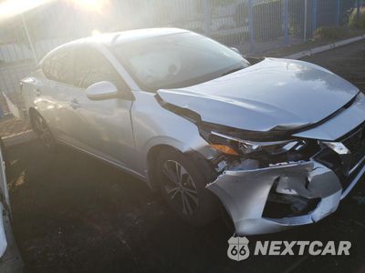 Czwarte zdjęcie samochodu z boku: 2021 NISSAN SENTRA SV VIN:3N1AB8CV0MY329963 - miniatura