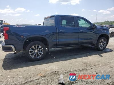 Trzecie zdjęcie samochodu z tyłu: 2021 CHEVROLET SILVERADO K1500 LT VIN:1GCPYJEK3MZ408789 - miniatura