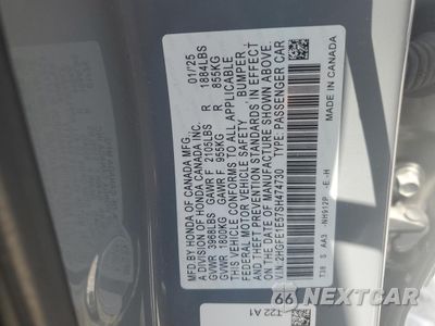 Zdjęcie 12 z 13 samochodu: 2025 HONDA CIVIC SI VIN:2HGFE1E57SH474730 - miniatura