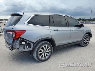 Trzecie zdjęcie samochodu z tyłu: 2020 HONDA PILOT EXL VIN:5FNYF5H50LB020768 - miniatura